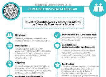 Nuestros facilitadores y obstaculizadores del Clima de Convivencia Escolar