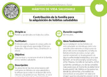 Contribución de la familia para la adquisición de hábitos saludables.