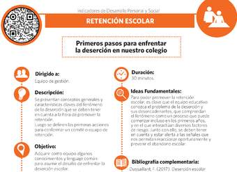 Primeros pasos para enfrentar la deserción en nuestro colegio