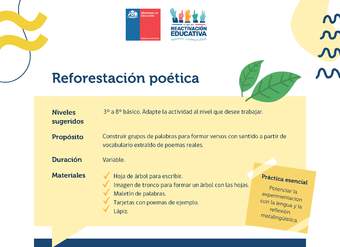 Reforestación poética