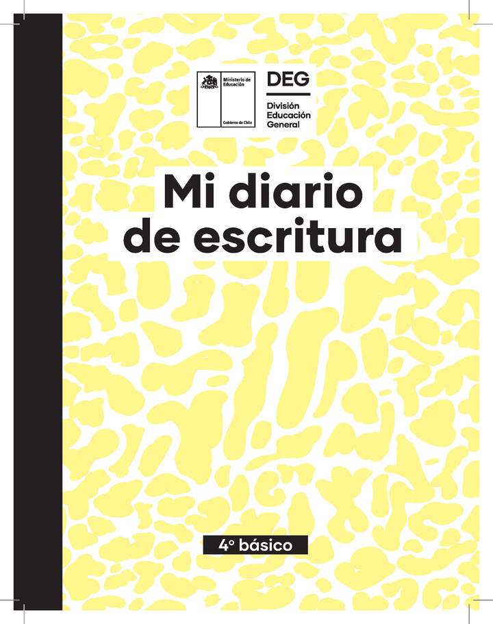 Diarios de escritura libre. 4° básico