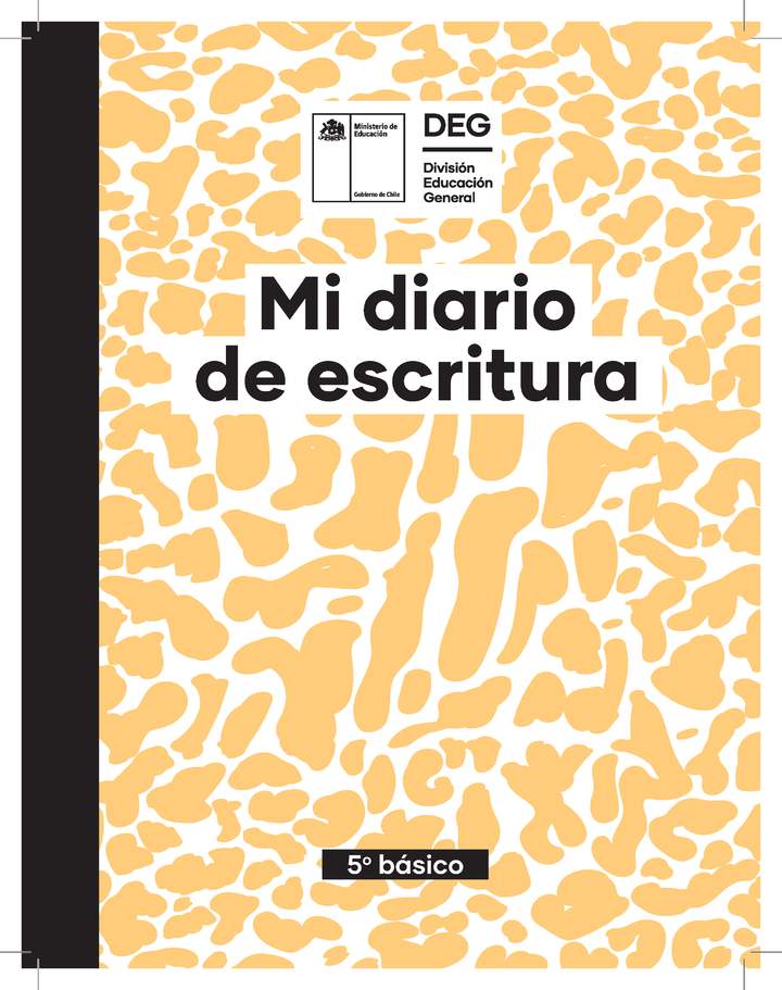 Diarios de escritura libre. 5° básico