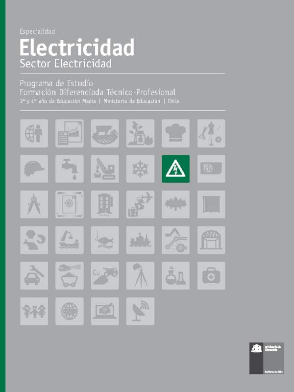 Programa de Estudio Especialidad Electricidad