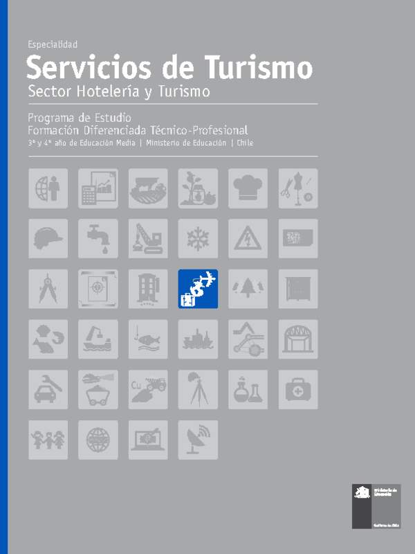 Programa de Estudio Especialidad Servicios de Turismo