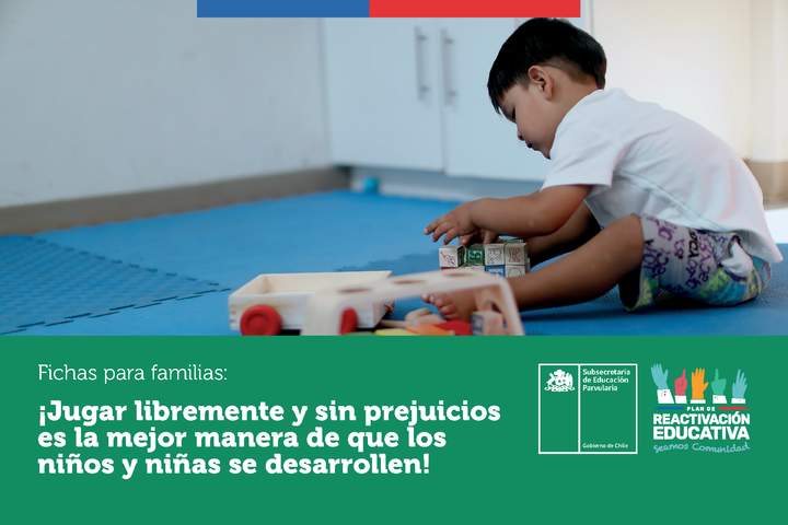¡Jugar libremente y sin prejuicios es la mejor manera de que los niños y niñas se desarrollen!