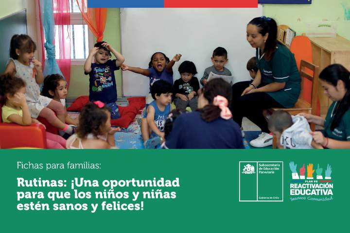Rutinas: ¡Una oportunidad para que los niños y niñas estén sanos y felices!