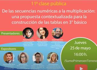 11a clase pública: "De las secuencias numéricas a la multiplicación: una propuesta contextualizada para la construcción de las tablas"