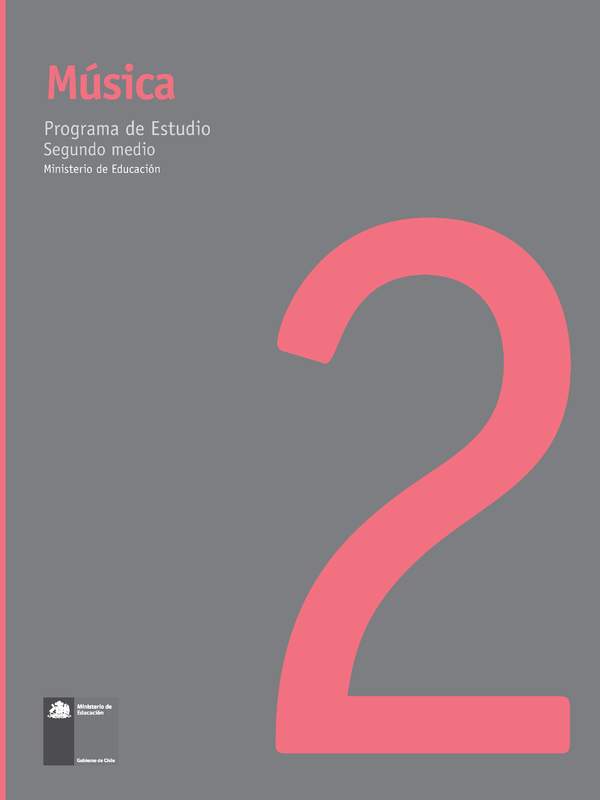 Programa de Estudio Artes Musicales 2° Medio