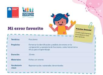 Mi error favorito