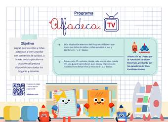 Programa Alfadeca TV. Capítulos y Objetivos de Aprendizaje