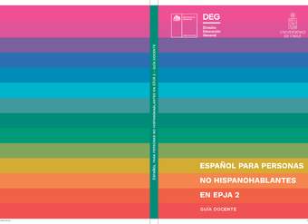 Español para personas no hispanoparlantes en EPJA 2. Guía para docentes