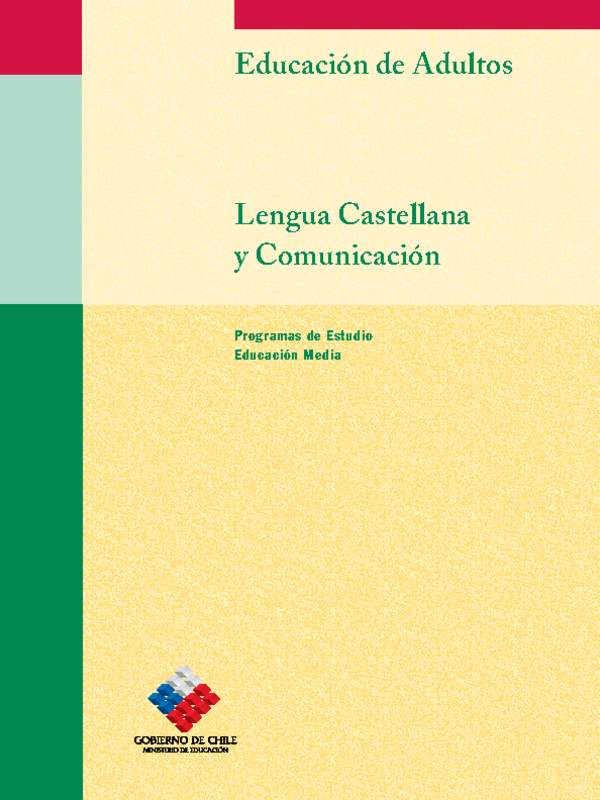 Educación Jóvenes y Adultos - HC - Niveles 1 y 2 - Lengua castellana y comunicación