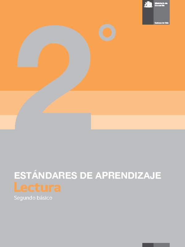 Estándares de Aprendizaje Lectura 2° básico