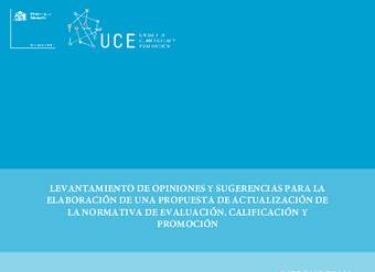 Sugerencias para la elaboración de una propuesta de actualización de la normativa de evaluación, calificación y promoción