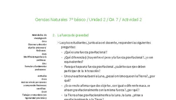 Ciencias Naturales 7° básico-Unidad 2-OA7-Actividad 2