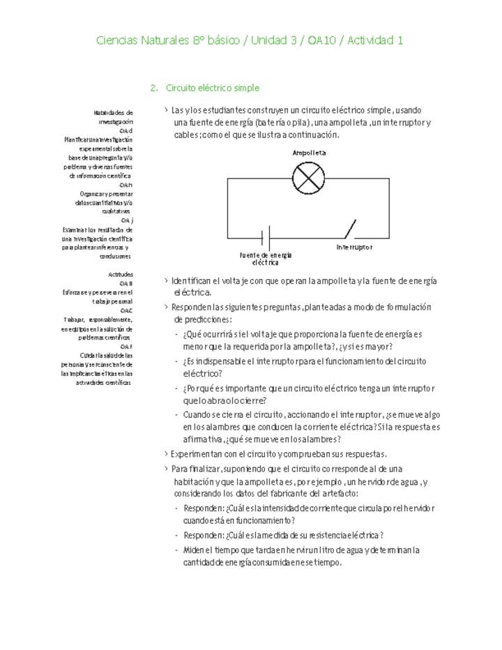 Ciencias Naturales 8° básico-Unidad 3-OA10-Actividad 2