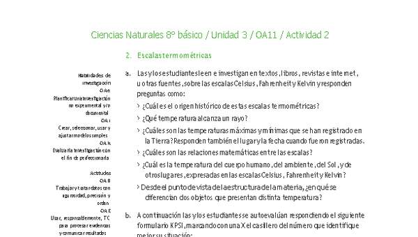 Ciencias Naturales 8° básico-Unidad 3-OA11-Actividad 2