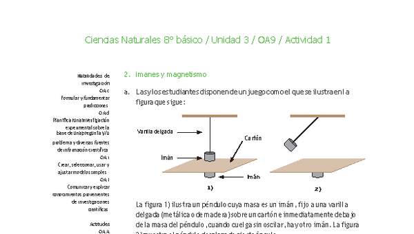 Ciencias Naturales 8° básico-Unidad 3-OA9-Actividad 2