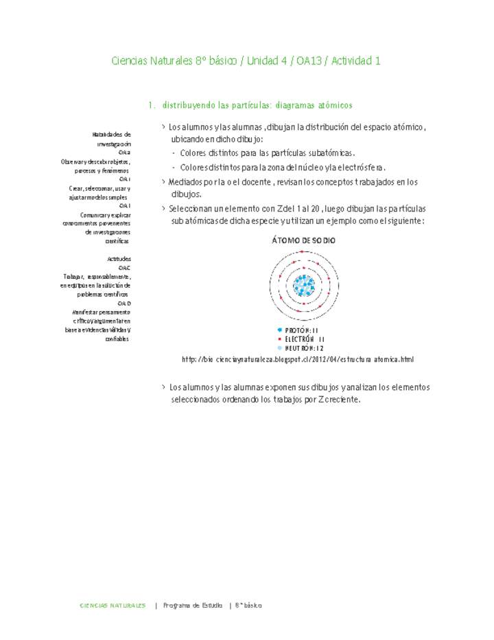 Ciencias Naturales 8° básico-Unidad 4-OA13-Actividad 1