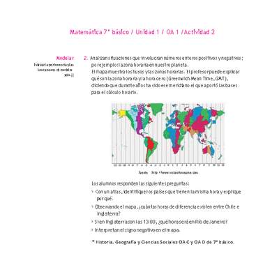 Matemática 7° básico -Unidad 1-OA 1-Actividad 2