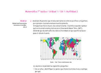 Matemática 7° básico -Unidad 1-OA 1-Actividad 2