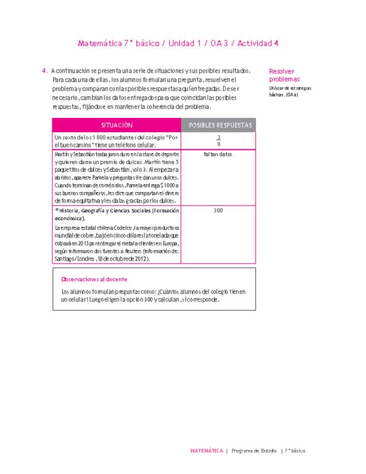 Matemática 7° básico -Unidad 1-OA 3-Actividad 4