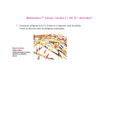Matemática 7° básico -Unidad 3-OA 10-Actividad 1