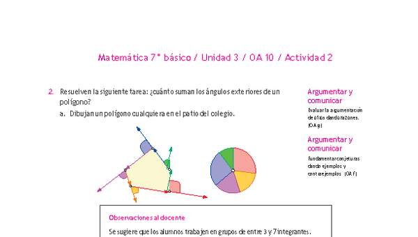 Matemática 7° básico -Unidad 3-OA 10-Actividad 2