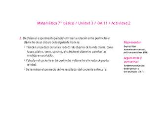 Matemática 7° básico -Unidad 3-OA 11-Actividad 2