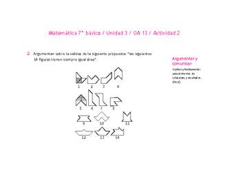 Matemática 7° básico -Unidad 3-OA 13-Actividad 2