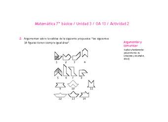 Matemática 7° básico -Unidad 3-OA 13-Actividad 2