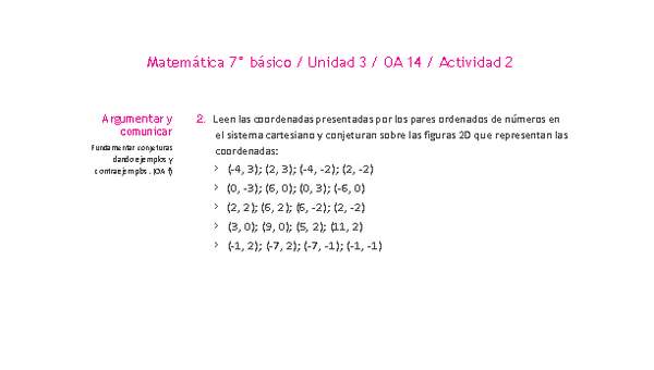 Matemática 7° básico -Unidad 3-OA 14-Actividad 2