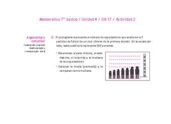 Matemática 7° básico -Unidad 4-OA 17-Actividad 2