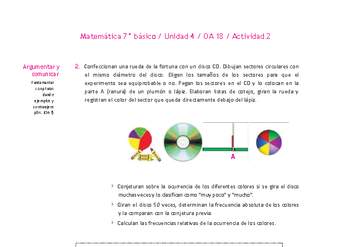 Matemática 7° básico -Unidad 4-OA 18-Actividad 2