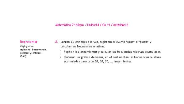 Matemática 7° básico -Unidad 4-OA 19-Actividad 2