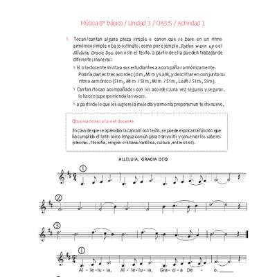 Música 8° básico-Unidad 3-OA3;5-Actividad 1