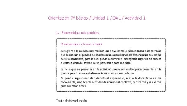 Orientación 7° básico-Unidad 1-OA1-Actividad 1