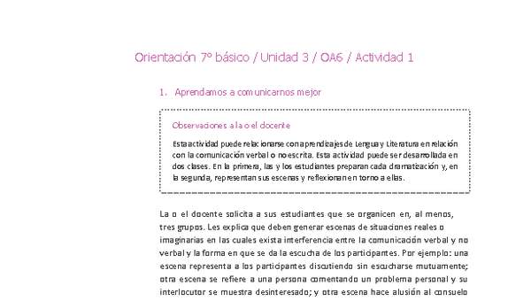 Orientación 7° básico-Unidad 3-OA6-Actividad 1