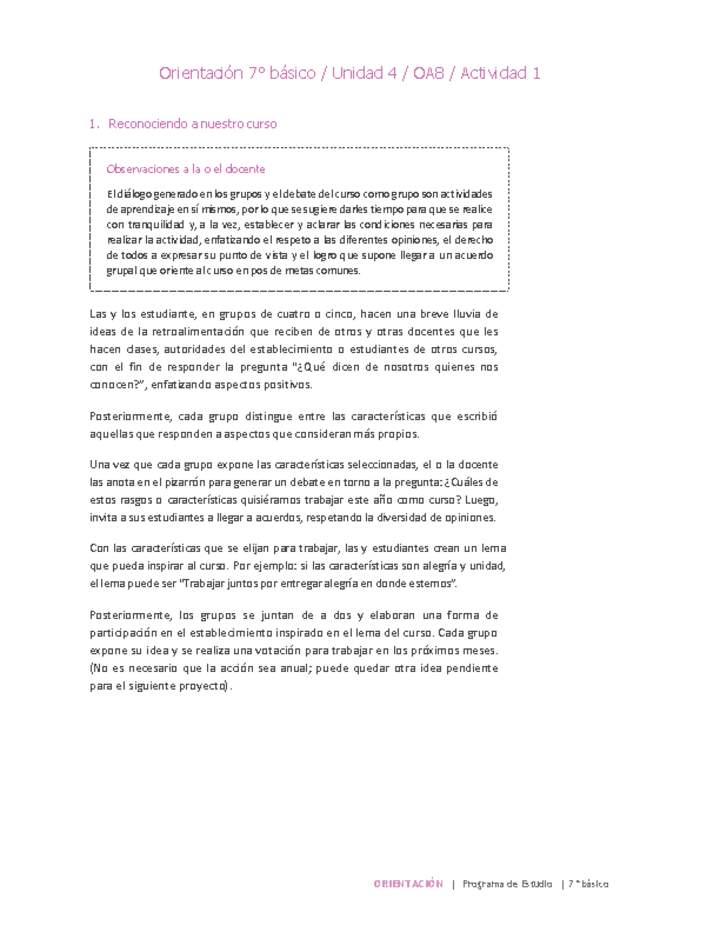 Orientación 7° básico-Unidad 4-OA8-Actividad 1