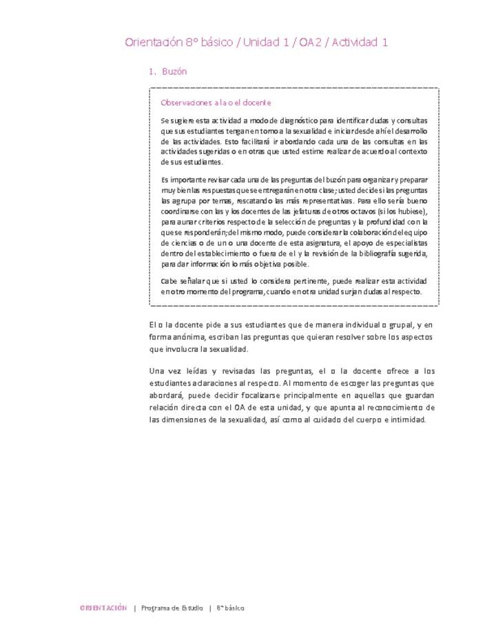 Orientación 8° básico-Unidad 1-OA2-Actividad 1