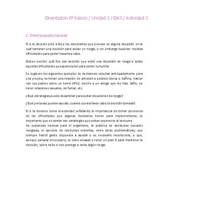 Orientación 8° básico-Unidad 2-OA3-Actividad 2