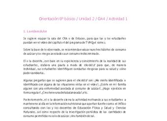 Orientación 8° básico-Unidad 2-OA4-Actividad 1