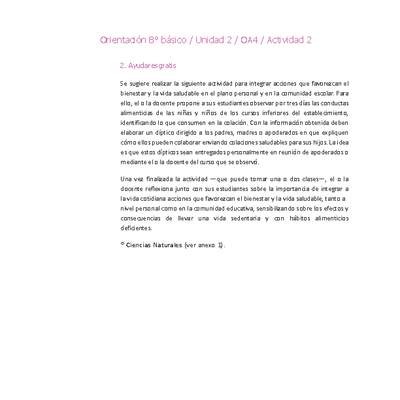 Orientación 8° básico-Unidad 2-OA4-Actividad 2