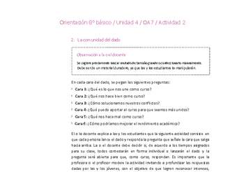 Orientación 8° básico-Unidad 4-OA7-Actividad 2