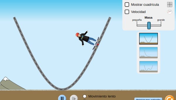 ‪‪Energía en la pista de patinaje: conceptos básicos