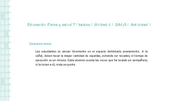 Educación Física 7° básico-Unidad 4-OA4;5-Actividad 1