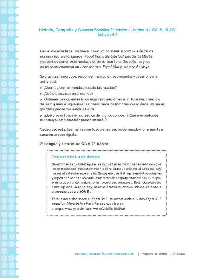 Historia 7° básico-Unidad 4-OA15;16;20-Actividad 2