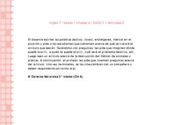 Inglés 7° básico-Unidad 4-OA10;7-Actividad 2