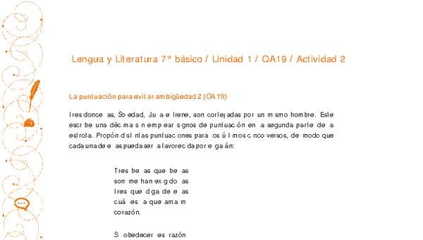 Lengua y Literatura 7° básico-Unidad 1-OA19-Actividad 2