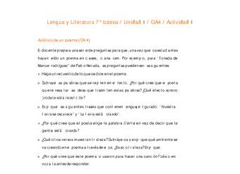 Lengua y Literatura 7° básico-Unidad 1-OA4-Actividad 1